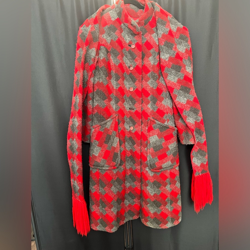 Vintage Rothmoor blazer with scarf S/M